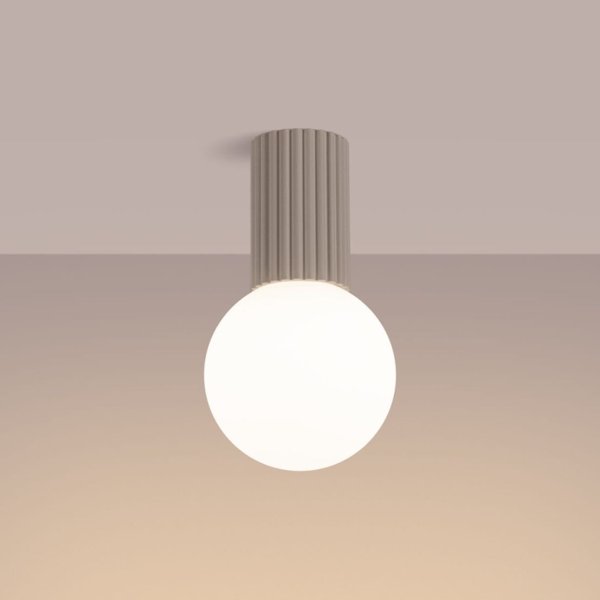 Plafonsko svetlo za kupatilo HALO 1xG9/8W/230V, prečnik 12 cm, IP44, taupe
