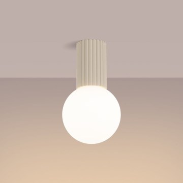 Plafonsko svetlo za kupatilo HALO 1xG9/8W/230V Ø 12 cm IP44 krem