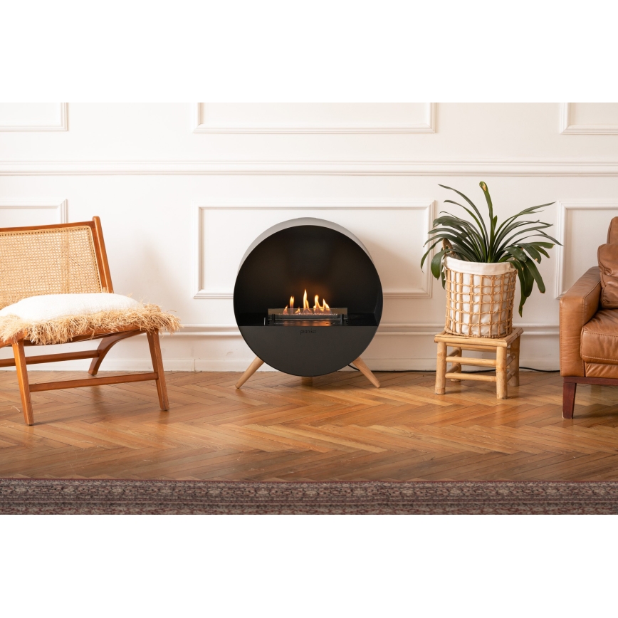 Planika - BIO kamin s daljinskim upravljačem 72,6x65 cm 2,5kW/230V crna