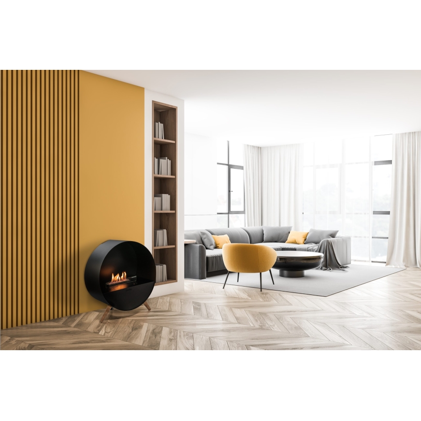 Planika - BIO kamin s daljinskim upravljačem 72,6x65 cm 2,5kW/230V crna