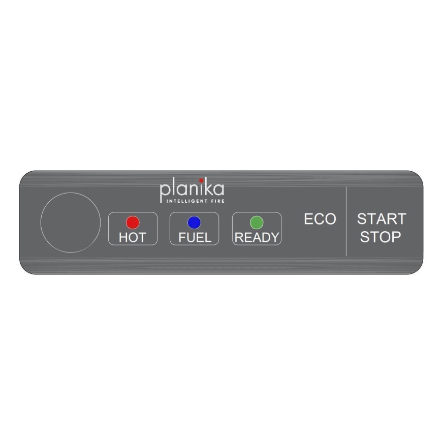 Planika - bio kamin sa daljinskim upravljačem 20,8x38,5 cm 2,5kW/230V crni
