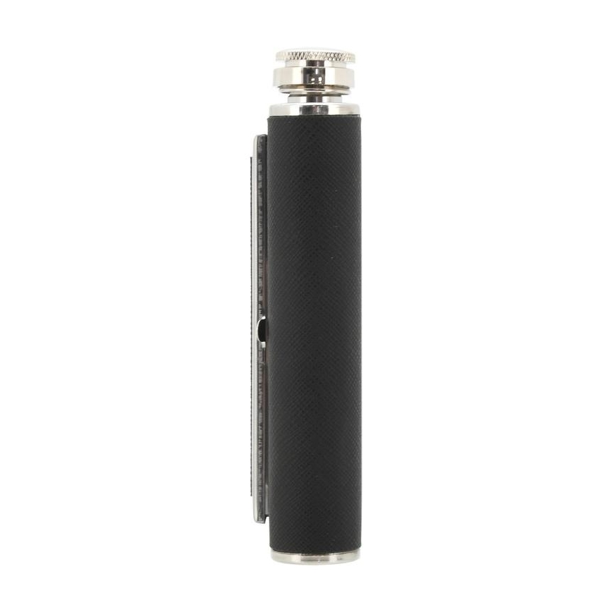 Pljoska sa futrolom za cigare 175 ml crna