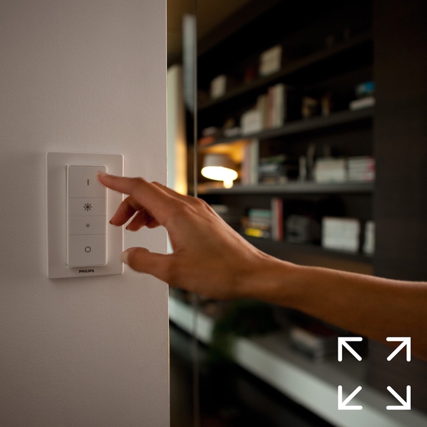 Početni paket Philips Hue WHITE AMBIANCE 2xE27/8W/230V + uređaj za povezivanje