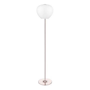 Podna lampa ARAGON 3xG9/3W/230V bela/roze zlatno