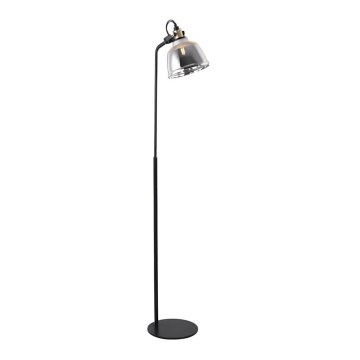 Podna lampa ASGARD 1xE27/11W/230V sivo/crno/zlatna