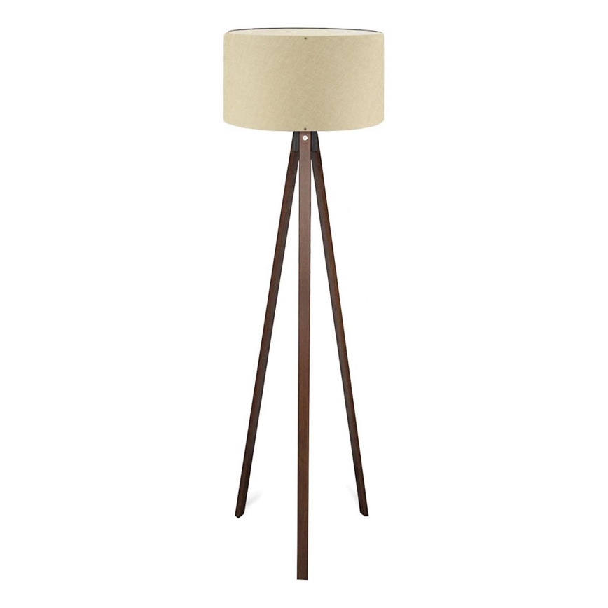 Podna lampa AYD 1xE27/40W/230V bež/braon
