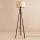 Podna lampa AYD 1xE27/40W/230V braon/bež