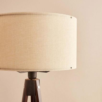 Podna lampa AYD 1xE27/40W/230V braon/bež