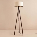 Podna lampa AYD 1xE27/40W/230V braon/bež