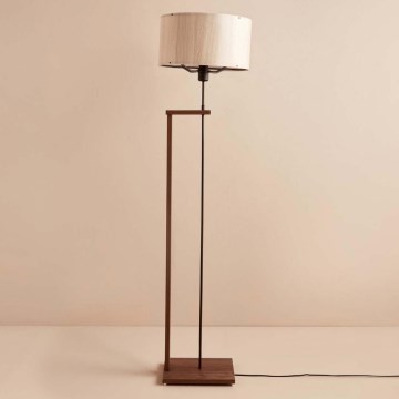 Podna lampa AYD 1xE27/40W/230V braon/bež