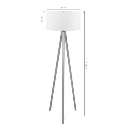 Podna lampa AYD 1xE27/40W/230V braon