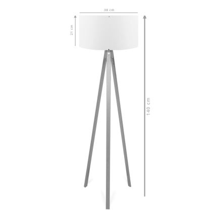 Podna lampa AYD 1xE27/40W/230V braon