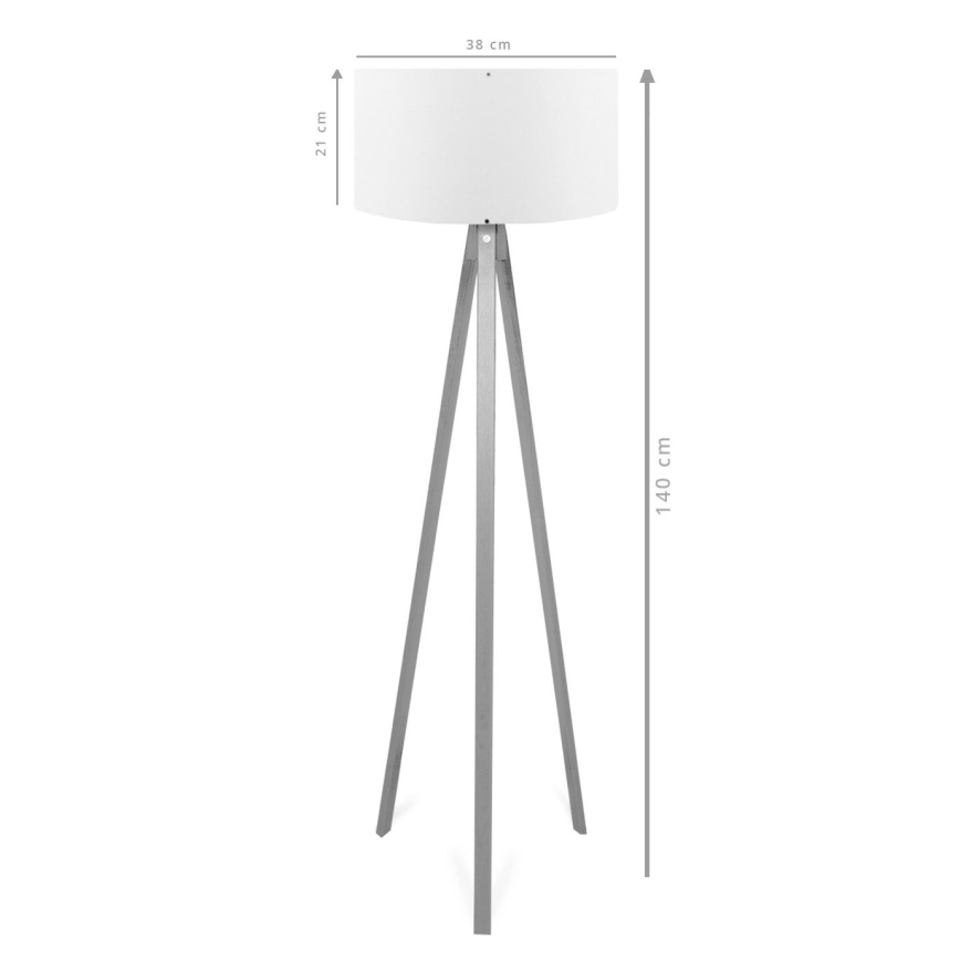 Podna lampa AYD 1xE27/40W/230V braon