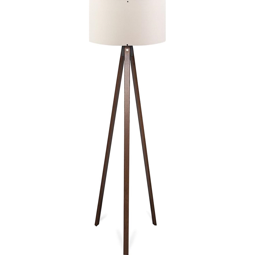 Podna lampa AYD 1xE27/40W/230V braon/krem