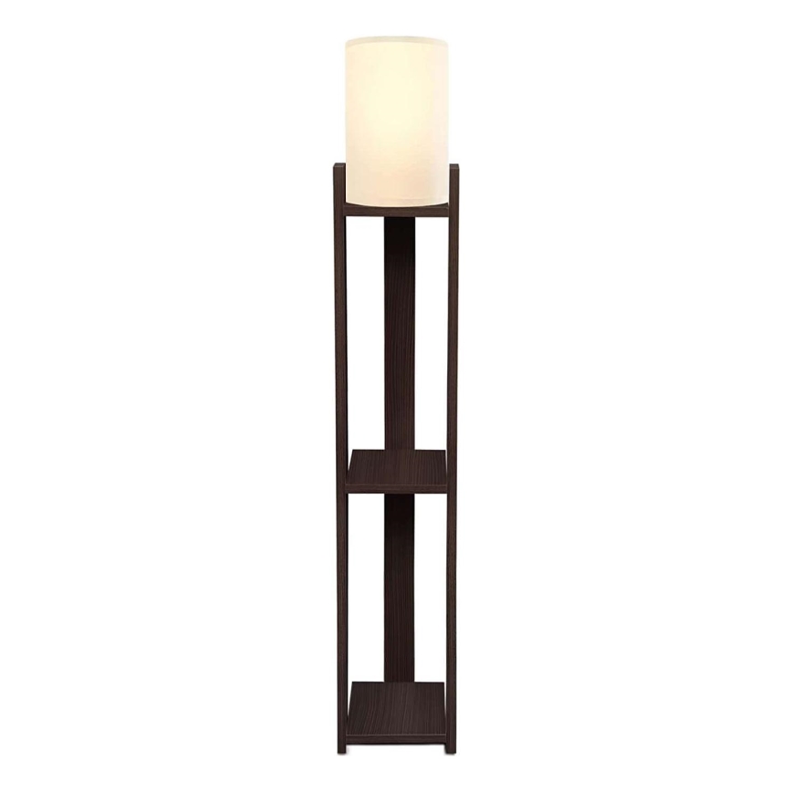 Podna lampa AYD 1xE27/40W/230V braon/krem