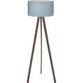 Podna lampa AYD 1xE27/40W/230V braon/plava