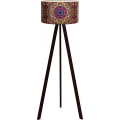Podna lampa AYD 1xE27/40W/230V braon/šarena
