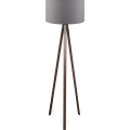 Podna lampa AYD 1xE27/40W/230V braon/siva