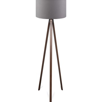 Podna lampa AYD 1xE27/40W/230V braon/siva