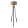 Podna lampa AYD 1xE27/40W/230V crna/braon