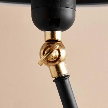 Podna lampa AYD 1xE27/40W/230V crna