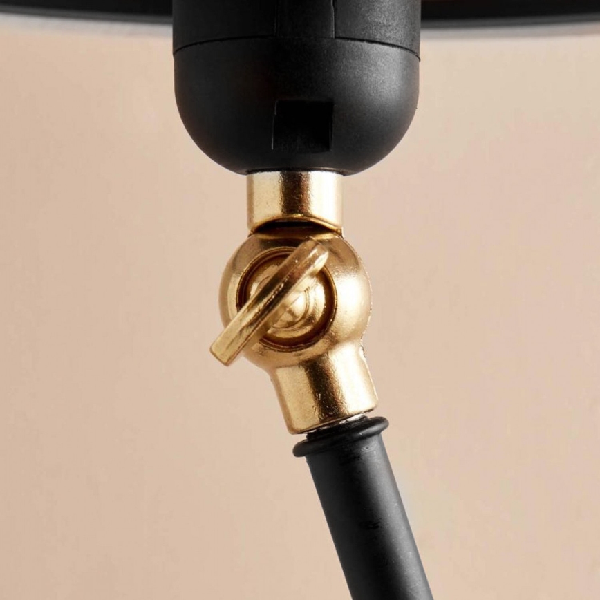 Podna lampa AYD 1xE27/40W/230V crna