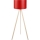 Podna lampa AYD 1xE27/40W/230V crvena/bež