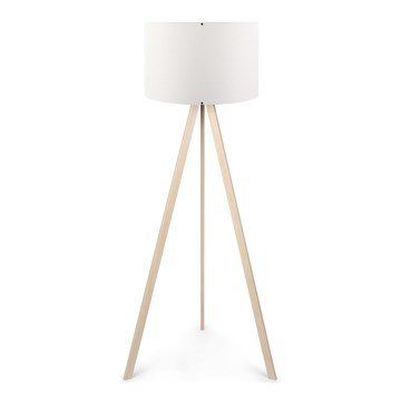 Podna lampa AYD 1xE27/60W/230V bela/bež