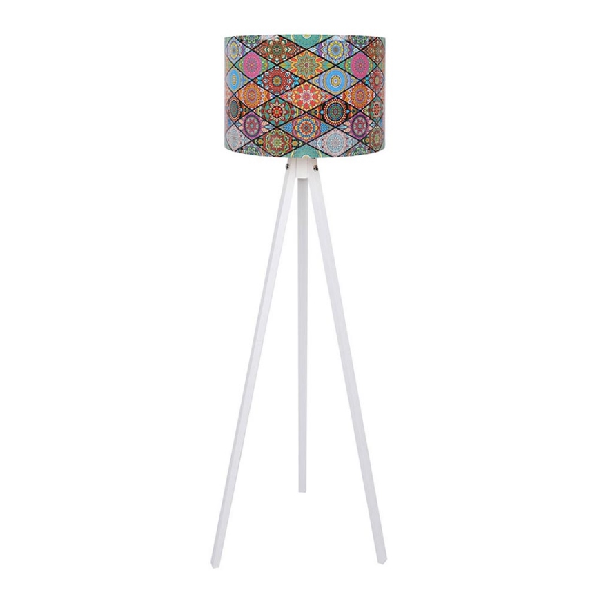 Podna lampa AYD 1xE27/60W/230V šarena/bela