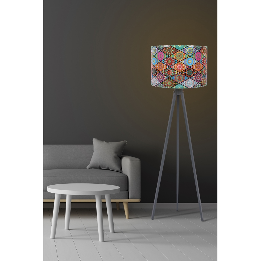 Podna lampa AYD 1xE27/60W/230V višebojna/siva