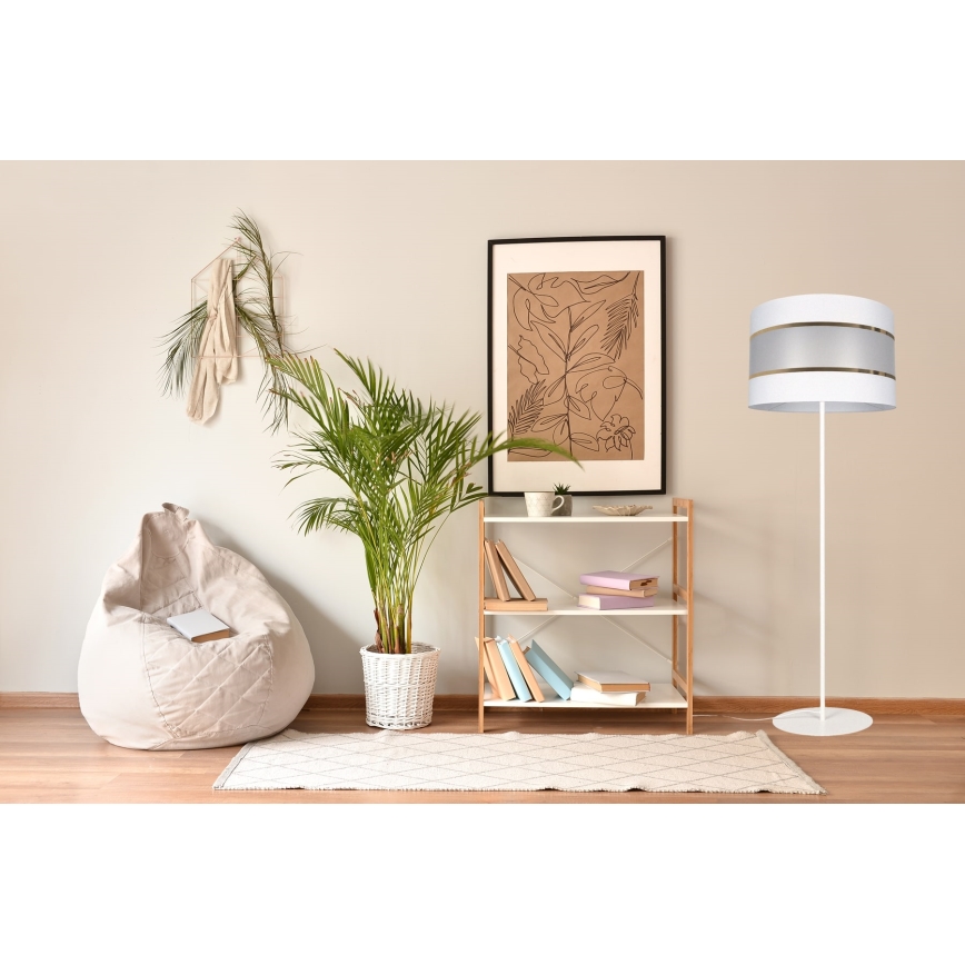 Podna lampa CORAL 1xE27/60W/230V bela