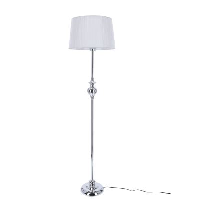Podna lampa GILLENIA 1xE27/60W/230V srebrna