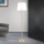 Podna lampa LUDWIG 1xE27/40W/230V bela/zlatna