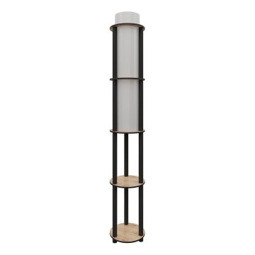 Podna lampa sa policama NOTO 1xE27/40W/230V bež/crna