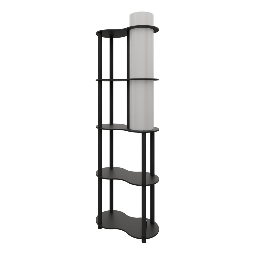 Podna lampa sa policama NOTO 1xE27/40W/230V crna