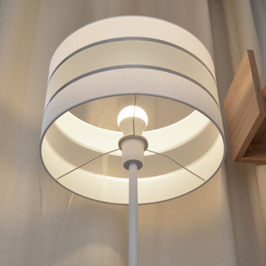 Podna LED lampa HELEN 1xE27/15W/230V bela