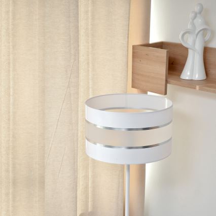 Podna LED lampa HELEN 1xE27/15W/230V bela