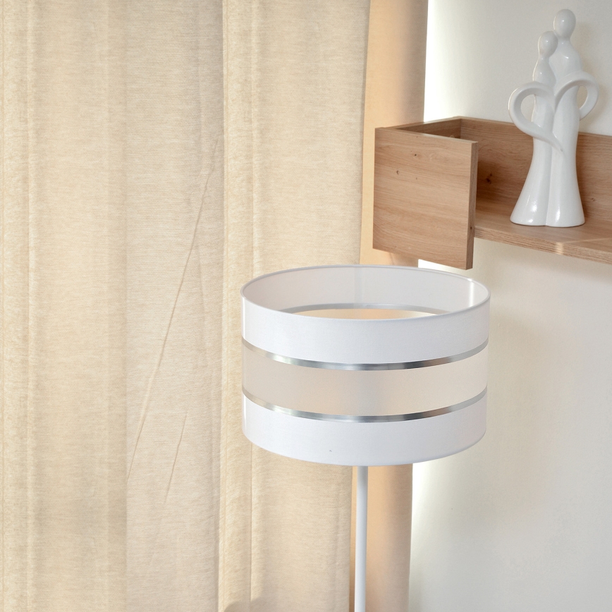 Podna LED lampa HELEN 1xE27/15W/230V bela