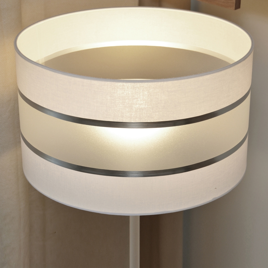 Podna LED lampa HELEN 1xE27/15W/230V bela