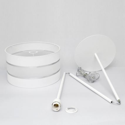 Podna LED lampa HELEN 1xE27/15W/230V bela