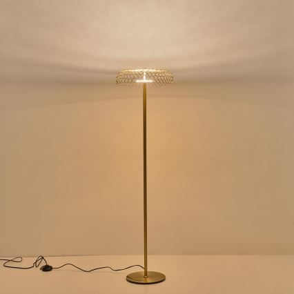 Podna LED lampa LED/10W/230V 3000K zlatna
