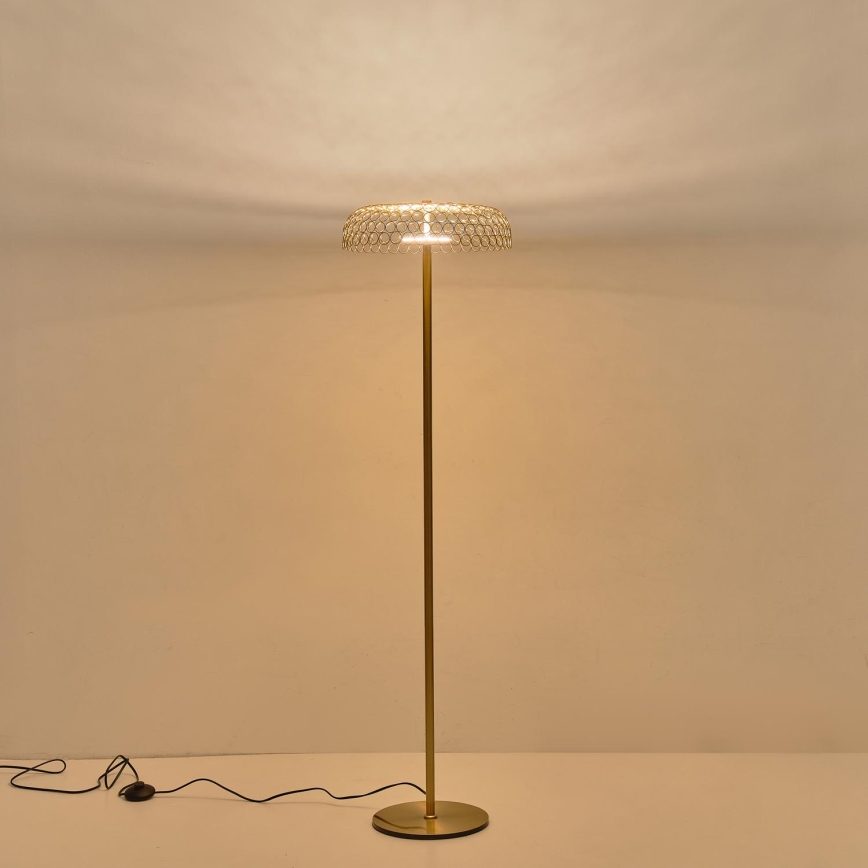 Podna LED lampa LED/10W/230V 3000K zlatna
