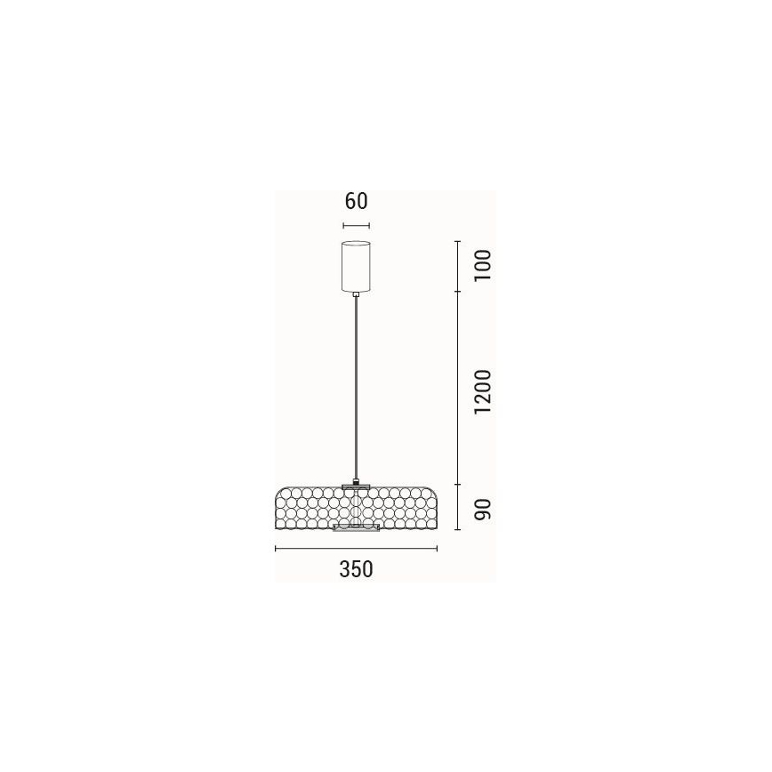 Podna LED lampa LED/10W/230V 3000K zlatna