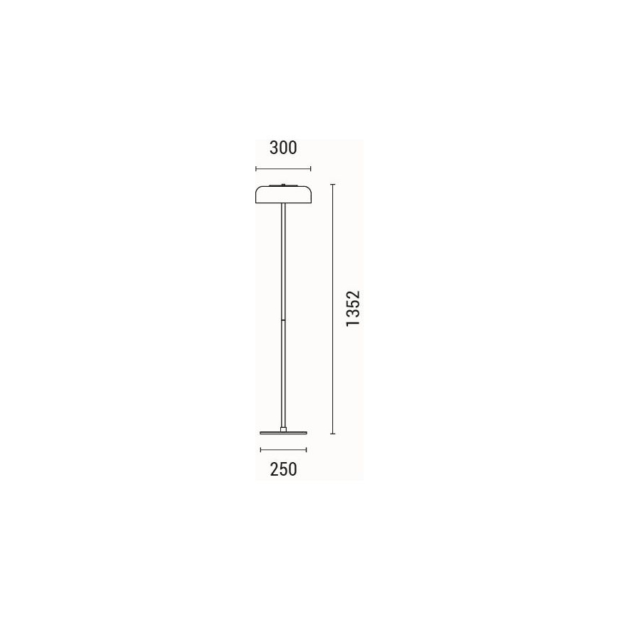 Podna LED lampa LED/8W/230V 3000K