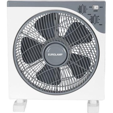 Podni ventilator 45W/230V prečnik 37 cm beli/sivi