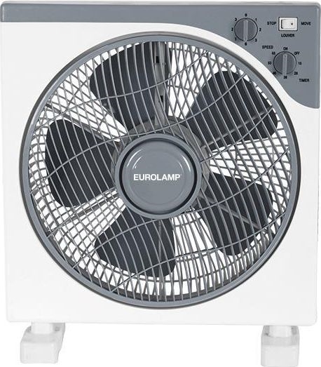 Podni ventilator 45W/230V prečnik 37 cm beli/sivi