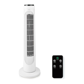 Podni ventilator 50W/230V bela + Daljinski upravljač