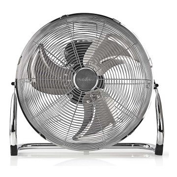 Podni ventilator 80W/230V sjajni hrom