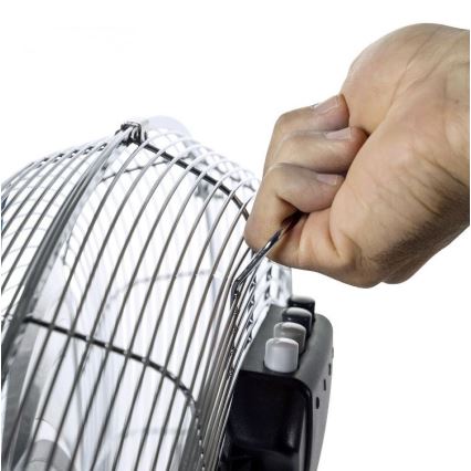 Podni ventilator VIENTO 100W/230V, sjajni hrom