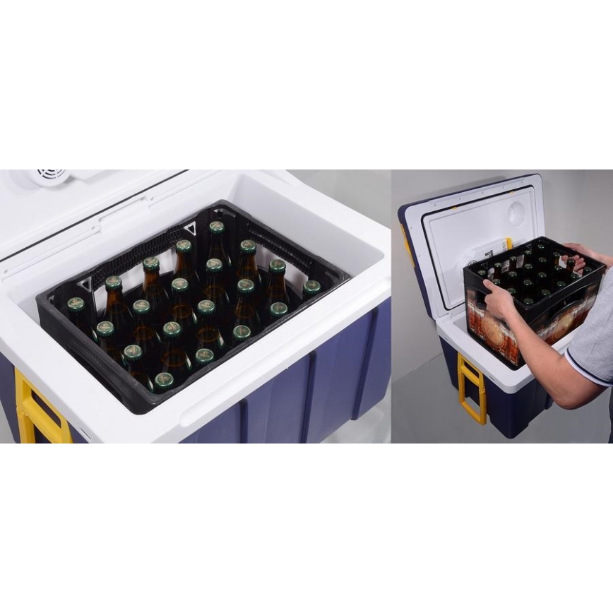 Pokretni rashladni box 60W/230/12V 50 l plava/žuta